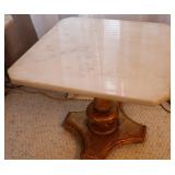 MARBLE TOP GOLD BASE LAMP TABLES MARBLE TOP GOLD BASE LAMP TABLES
