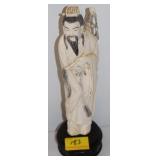 11 3/4" BONE ORIENTAL FIGURE