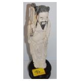 11 3/4" BONE ORIENTAL FIGURE 11 3/4" BONE ORIENTAL FIGURE
