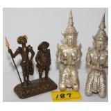 3PC EGYPTIAN FIGURES 3" 3PC EGYPTIAN FIGURES 3"