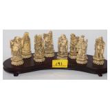 8PC 3" PLASTIC FIGURES