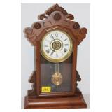 20"X12" MANTEL CLOCK WITH KEYS