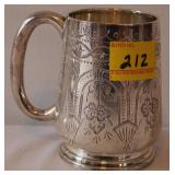 SILVER PLATED CUP E.P.N.S ENGRAVED I.A.C INDIA SILVER PLATED CUP E.P.N.S ENGRAVED I.A.C INDIA