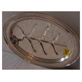 SILVER PLATED TRAY SILVER PLATED TRAY