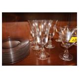 22PC PLATES, GOBLETS