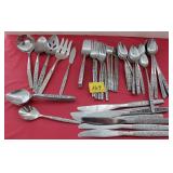 ROSE FLATWARE 60PC