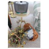 2 BASKETS AND SMALL TABLE WITH HEATER 2 BASKETS AND SMALL TABLE WITH HEATER