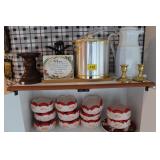 ICE BUCKET, SANTA BOWLS, CANDLE HOLDERS ICE BUCKET, SANTA BOWLS, CANDLE HOLDERS
