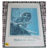 ROBERT BATEMAN SIGNED POSTER