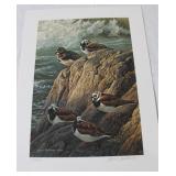 RUDDY TURNSTONES BY ROBERT BATEMAN SIGNED 197/950