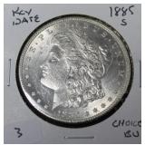 1885 S MORGAN DOLLAR CHOICE BU KEY DATE 1885 S MORGAN DOLLAR CHOICE BU KEY DATE