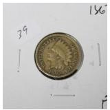 1863 INDIAN HEAD CENT  F