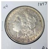 1897 MORGAN DOLLAR   AU