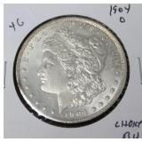 1904 O MORGAN DOLLAR CHOICE BU