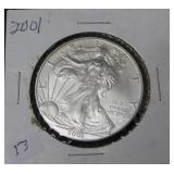 2001 SILVER EAGLE  GEM