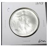 1993 SILVER EAGLE  GEM