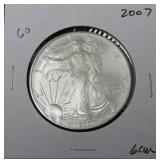 2007 SILVER EAGLE GEM 2007 SILVER EAGLE GEM