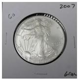 2007 SILVER EAGLE  GEM