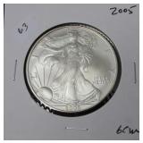 2005 SILVER EAGLE  GEM