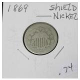 1869 SHIELD NICKLE G 1869 SHIELD NICKLE G