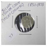 3 CENT SILVER  NO DATE