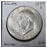 1973 S SILVER IKE DOLLAR