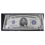 1934 5 DOLLAR SILVER CERTIFICATE 1934 5 DOLLAR SILVER CERTIFICATE