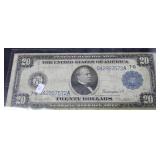 1914 20 DOLLAR FEDERAL RESERVE NOTE 1914 20 DOLLAR FEDERAL RESERVE NOTE