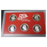 2005 SILVER PROOF QUARTER SET 2005 SILVER PROOF QUARTER SET