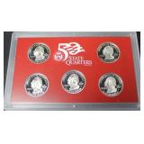 2007 SILVER PROOF QUARTER SET