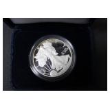 2007 PROOF SILVER EAGLE W BOX PAPERS