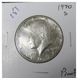 1970 S PROOF KENNEDY HALF