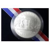 DISABLED VETS SILVER DOLLAR W BOX PAPERS DISABLED VETS SILVER DOLLAR W BOX PAPERS