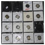 DOZEN MERCURY DIMES