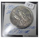 1934 BOONE COMMEM HALF DOLLAR AU