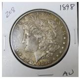 1898 MORGAN DOLLAR AU 1898 MORGAN DOLLAR AU