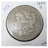 1884 O MORGAN DOLLAR  VG