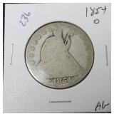 1854 O SEATED HALF DOLLAR  AG