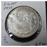 SILVER PESO GEM