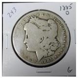 1885 O MORGAN DOLLAR  G