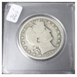 1898 BARBER HALF DOLLAR G 1898 BARBER HALF DOLLAR G
