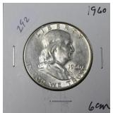 1960 FRANKLIN HALF GEM 1960 FRANKLIN HALF GEM