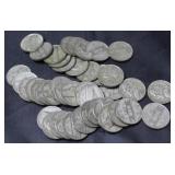 ROLL OF SILVER WARTIME NICKLES