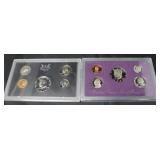 TWO PROOF SETS 1971 1992 TWO PROOF SETS 1971 1992