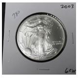 2003 SILVER EAGLE  GEM