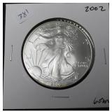 2002 SILVER EAGLE  GEM