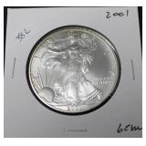 2001 SILVER EAGLE  GEM