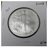 2008 SILVER EAGLE GEM 2008 SILVER EAGLE GEM