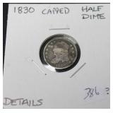 1830 BUST HALF DIME