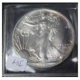 1992 SILVER EAGLE  GEM